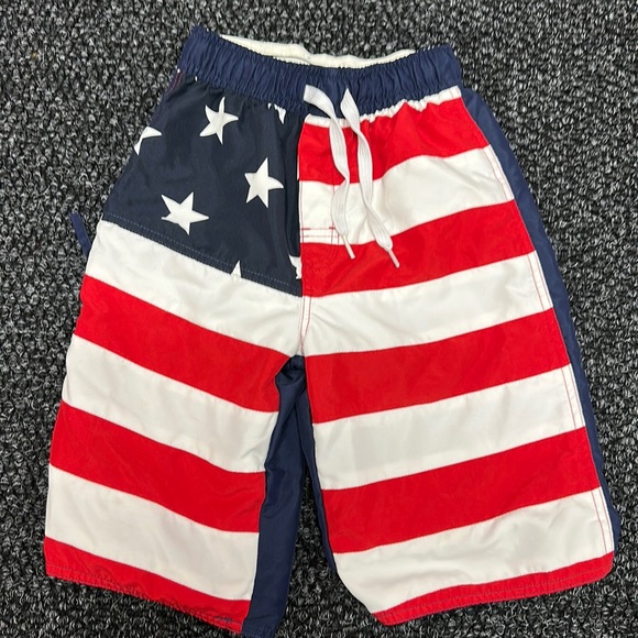 Wes & Wlly Other - Must Sell - Boys Swimsuit Size S American Flag - July 4th by Wes & Willy